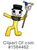 Yellow Design Mascot Clipart #1564462 by Leo Blanchette