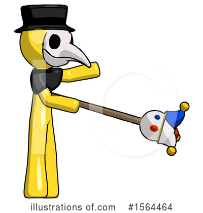 Royalty-Free (RF) Yellow Design Mascot Clipart Illustration by Leo Blanchette - Stock Sample #1564464