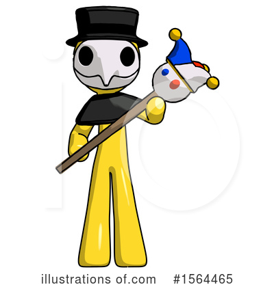 Royalty-Free (RF) Yellow Design Mascot Clipart Illustration by Leo Blanchette - Stock Sample #1564465