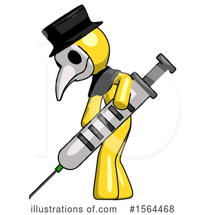 Royalty-Free (RF) Yellow Design Mascot Clipart Illustration by Leo Blanchette - Stock Sample #1564468
