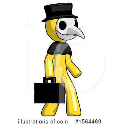 Royalty-Free (RF) Yellow Design Mascot Clipart Illustration by Leo Blanchette - Stock Sample #1564469