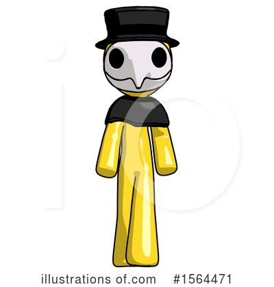 Royalty-Free (RF) Yellow Design Mascot Clipart Illustration by Leo Blanchette - Stock Sample #1564471