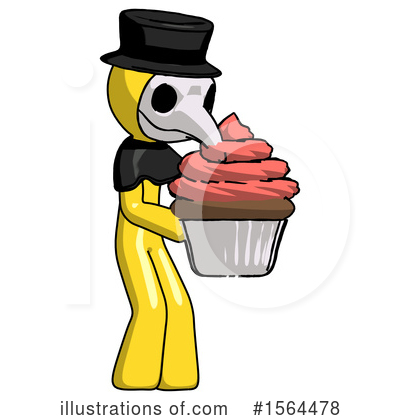 Royalty-Free (RF) Yellow Design Mascot Clipart Illustration by Leo Blanchette - Stock Sample #1564478