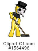 Yellow Design Mascot Clipart #1564496 by Leo Blanchette