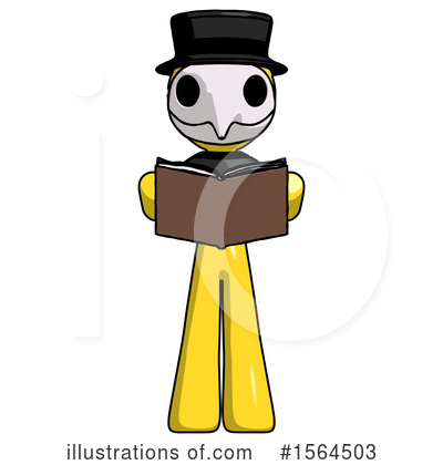 Royalty-Free (RF) Yellow Design Mascot Clipart Illustration by Leo Blanchette - Stock Sample #1564503