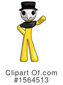 Yellow Design Mascot Clipart #1564513 by Leo Blanchette