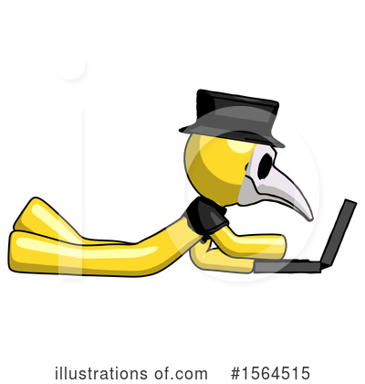 Royalty-Free (RF) Yellow Design Mascot Clipart Illustration by Leo Blanchette - Stock Sample #1564515