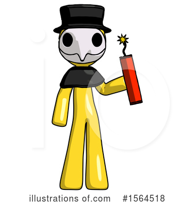 Royalty-Free (RF) Yellow Design Mascot Clipart Illustration by Leo Blanchette - Stock Sample #1564518