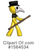 Yellow Design Mascot Clipart #1564534 by Leo Blanchette