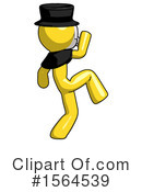 Yellow Design Mascot Clipart #1564539 by Leo Blanchette
