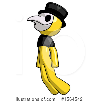 Royalty-Free (RF) Yellow Design Mascot Clipart Illustration by Leo Blanchette - Stock Sample #1564542