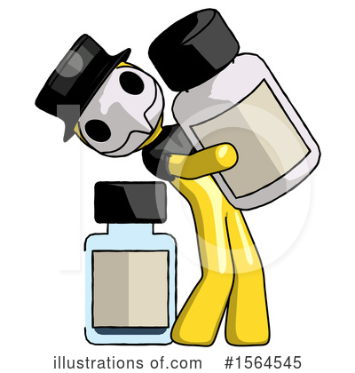 Royalty-Free (RF) Yellow Design Mascot Clipart Illustration by Leo Blanchette - Stock Sample #1564545