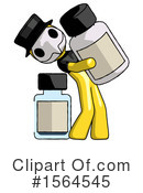 Yellow Design Mascot Clipart #1564545 by Leo Blanchette