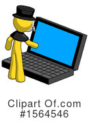 Yellow Design Mascot Clipart #1564546 by Leo Blanchette