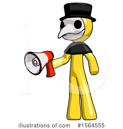 Royalty-Free (RF) Yellow Design Mascot Clipart Illustration by Leo Blanchette - Stock Sample #1564555