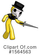 Yellow Design Mascot Clipart #1564563 by Leo Blanchette