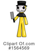 Yellow Design Mascot Clipart #1564569 by Leo Blanchette