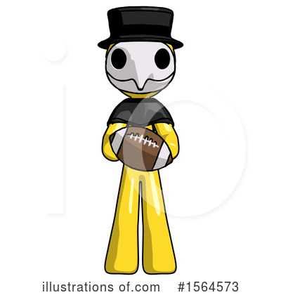 Royalty-Free (RF) Yellow Design Mascot Clipart Illustration by Leo Blanchette - Stock Sample #1564573