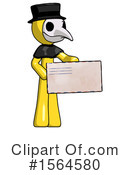 Yellow Design Mascot Clipart #1564580 by Leo Blanchette