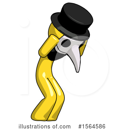 Royalty-Free (RF) Yellow Design Mascot Clipart Illustration by Leo Blanchette - Stock Sample #1564586