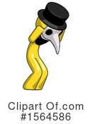 Yellow Design Mascot Clipart #1564586 by Leo Blanchette