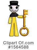 Yellow Design Mascot Clipart #1564588 by Leo Blanchette