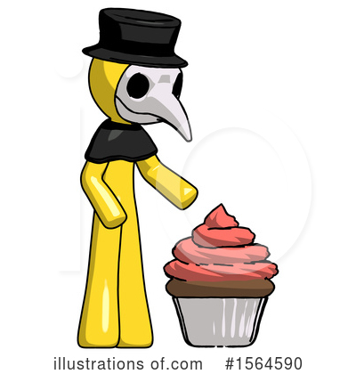 Royalty-Free (RF) Yellow Design Mascot Clipart Illustration by Leo Blanchette - Stock Sample #1564590