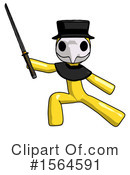 Yellow Design Mascot Clipart #1564591 by Leo Blanchette