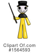 Yellow Design Mascot Clipart #1564593 by Leo Blanchette