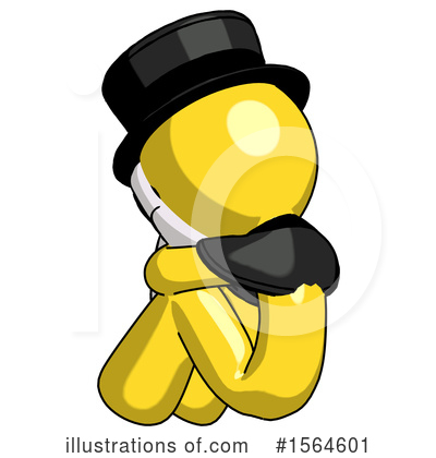 Royalty-Free (RF) Yellow Design Mascot Clipart Illustration by Leo Blanchette - Stock Sample #1564601