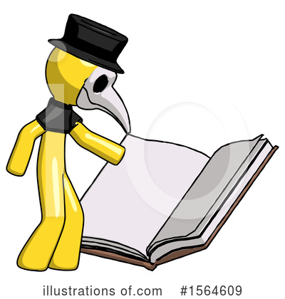 Royalty-Free (RF) Yellow Design Mascot Clipart Illustration by Leo Blanchette - Stock Sample #1564609