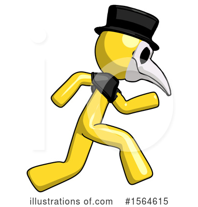 Royalty-Free (RF) Yellow Design Mascot Clipart Illustration by Leo Blanchette - Stock Sample #1564615