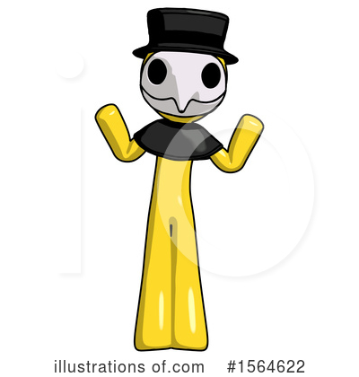 Royalty-Free (RF) Yellow Design Mascot Clipart Illustration by Leo Blanchette - Stock Sample #1564622