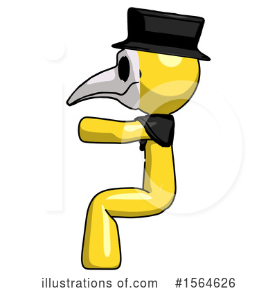 Royalty-Free (RF) Yellow Design Mascot Clipart Illustration by Leo Blanchette - Stock Sample #1564626