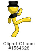 Yellow Design Mascot Clipart #1564628 by Leo Blanchette