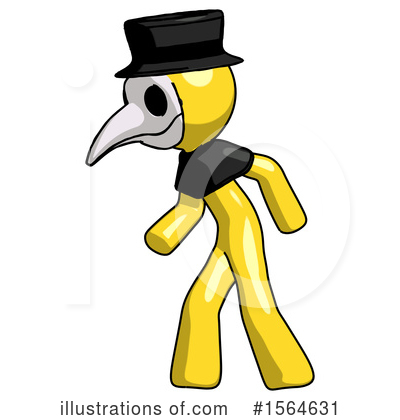 Royalty-Free (RF) Yellow Design Mascot Clipart Illustration by Leo Blanchette - Stock Sample #1564631