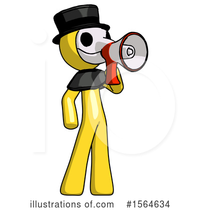 Royalty-Free (RF) Yellow Design Mascot Clipart Illustration by Leo Blanchette - Stock Sample #1564634