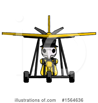 Royalty-Free (RF) Yellow Design Mascot Clipart Illustration by Leo Blanchette - Stock Sample #1564636