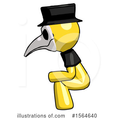Royalty-Free (RF) Yellow Design Mascot Clipart Illustration by Leo Blanchette - Stock Sample #1564640