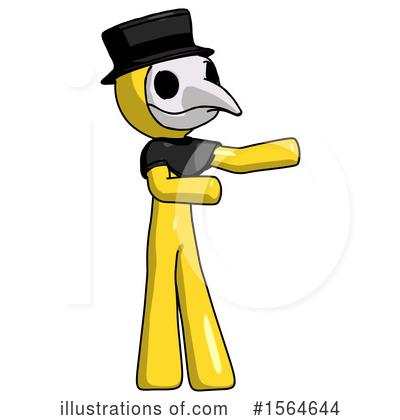 Royalty-Free (RF) Yellow Design Mascot Clipart Illustration by Leo Blanchette - Stock Sample #1564644