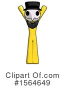 Yellow Design Mascot Clipart #1564649 by Leo Blanchette