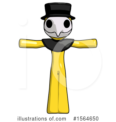 Royalty-Free (RF) Yellow Design Mascot Clipart Illustration by Leo Blanchette - Stock Sample #1564650
