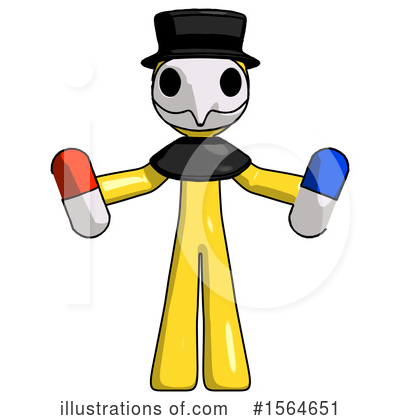 Royalty-Free (RF) Yellow Design Mascot Clipart Illustration by Leo Blanchette - Stock Sample #1564651