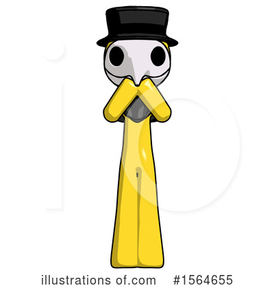 Royalty-Free (RF) Yellow Design Mascot Clipart Illustration by Leo Blanchette - Stock Sample #1564655