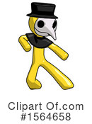 Yellow Design Mascot Clipart #1564658 by Leo Blanchette