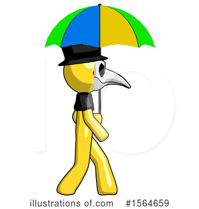 Royalty-Free (RF) Yellow Design Mascot Clipart Illustration by Leo Blanchette - Stock Sample #1564659