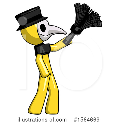 Royalty-Free (RF) Yellow Design Mascot Clipart Illustration by Leo Blanchette - Stock Sample #1564669