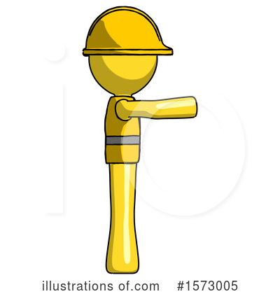 Royalty-Free (RF) Yellow Design Mascot Clipart Illustration by Leo Blanchette - Stock Sample #1573005