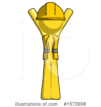 Royalty-Free (RF) Yellow Design Mascot Clipart Illustration by Leo Blanchette - Stock Sample #1573008
