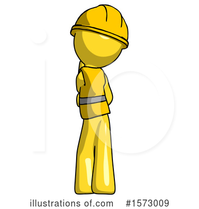 Royalty-Free (RF) Yellow Design Mascot Clipart Illustration by Leo Blanchette - Stock Sample #1573009